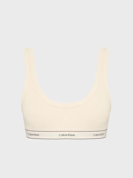 Без підкладки бюстгальтер Calvin Klein бежевий