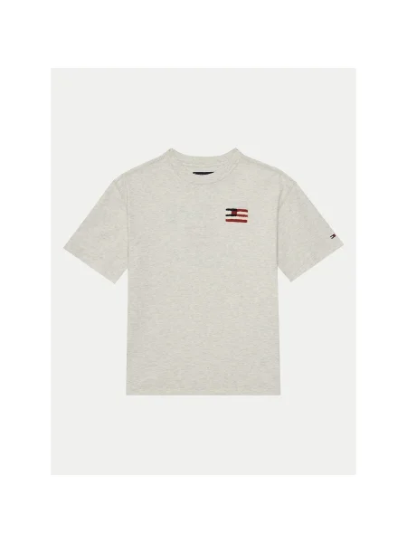 Tommy Hilfiger Póló D Szürke Regular Fit bézs