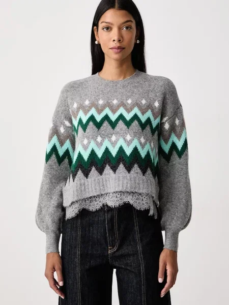 Twinset pulover pentru femei gri