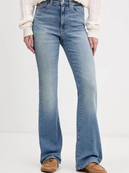 Tommy Jeans blugi evazați pentru femei albastru