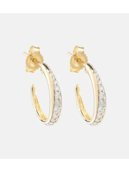 Uhani Stone And Strand kamni rumena