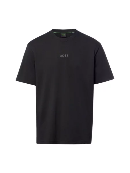 Boss Green t-shirt z nadrukiem czarny