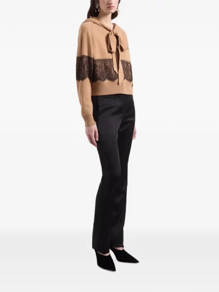 Hoodie Nina Ricci με φιόγκο με δαντέλα