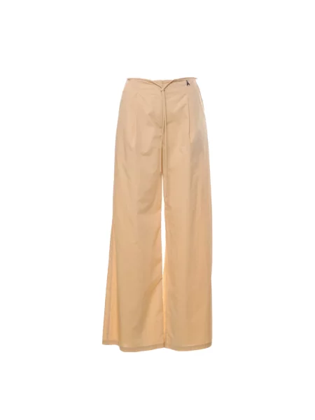 Spodnie palazzo Patrizia Pepe beżowe