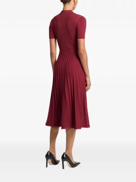 Rochie midi Michael Kors tricotate roșu