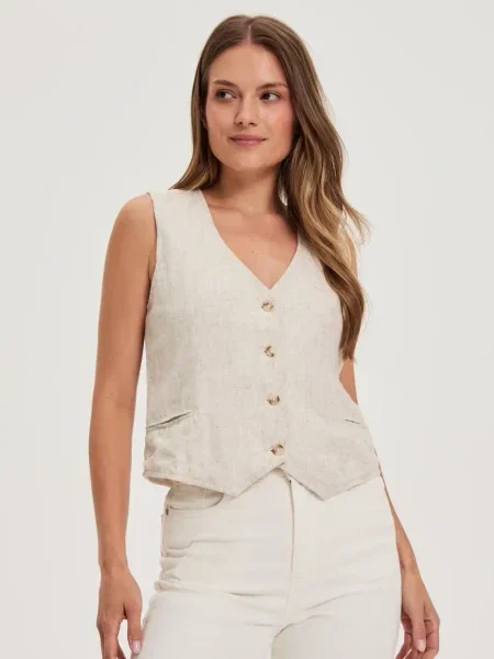 Vestă Marisse bej