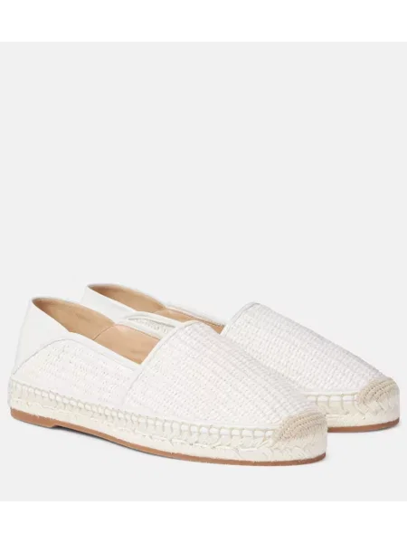Espadrile Manolo Blahnik alb