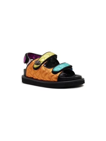 Sandały Kurt Geiger London skórzane pomarańczowe