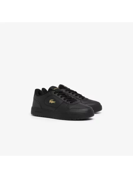 Lacoste Skórzane Sneakersy Court Ace czarne