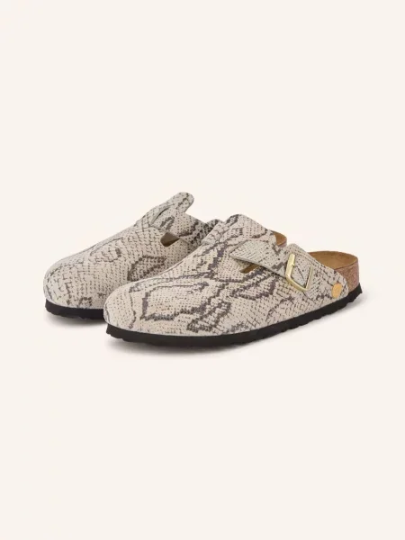 Tenisky Birkenstock s hadím vzorem s autogramem šedé