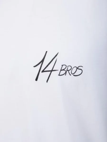 Tricou 14bros cu imagine alb