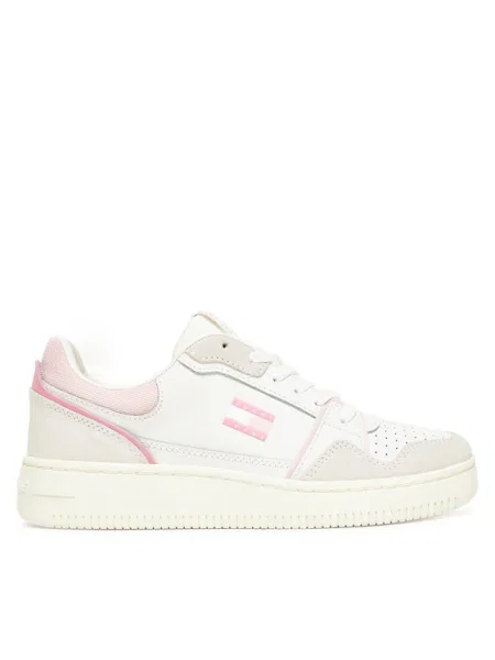Sportcipők Tommy Jeans Tjw Retro Basket Sneaker Ekru