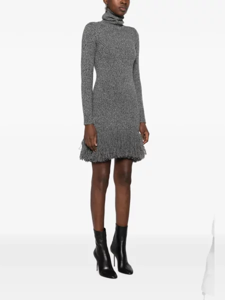 Rochie mini Ely Ely cu franjuri negru