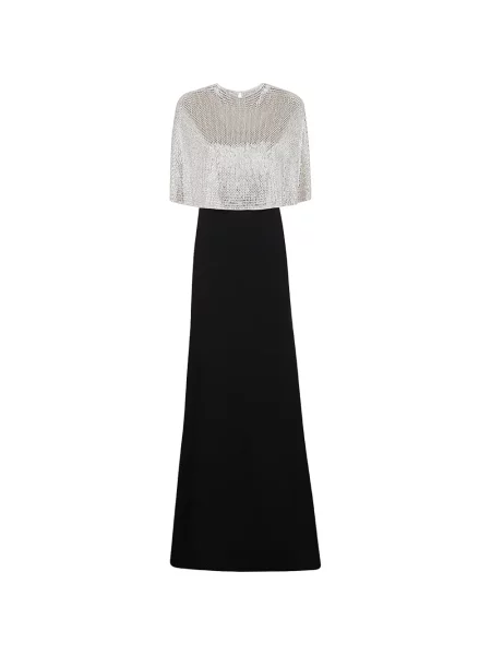 Rochie maxi Roland Mouret cu paiete negru