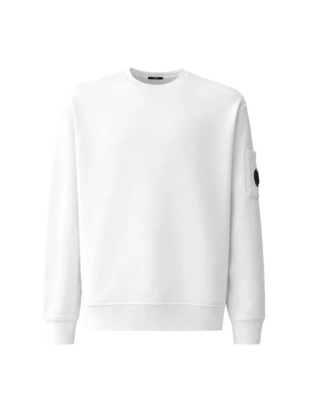 Lniana bluza nierozpinana C.p. Company biała
