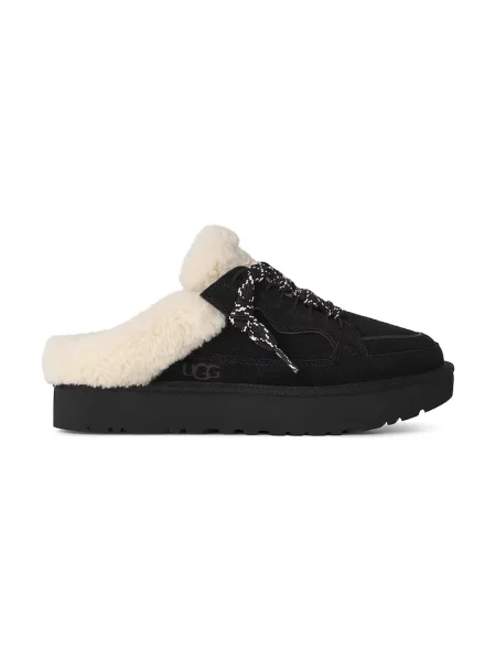 UGG sneakers pentru femei din piele întoarsă W Lowmel Mule negru