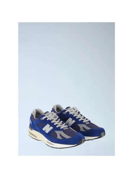 Sneakersy New Balance zamszowe niebieskie