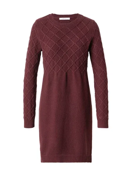 ABOUT YOU Rochie tricotat Vivian bordeaux roșu
