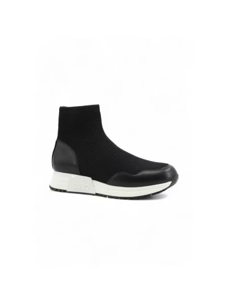 Sneakersy Liu Jo skórzane czarne