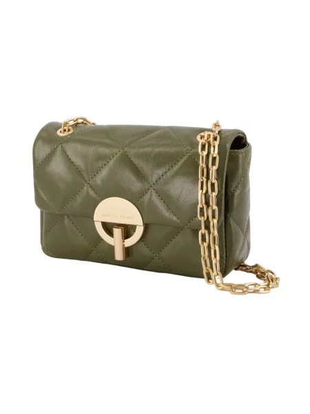Torebka crossbody Vanessa Bruno skórzana zielona