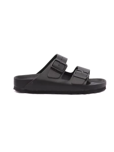 Klapki Birkenstock skórzane czarne