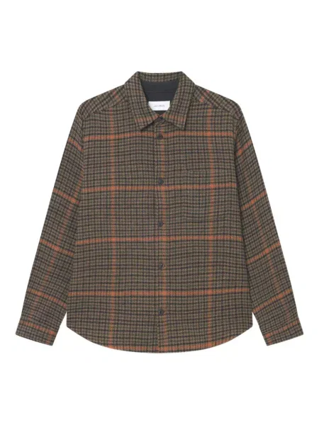 Карирана риза Les Deux кафяво