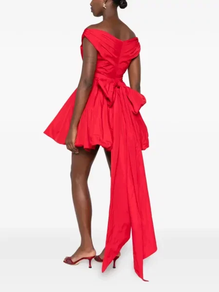Rochie mini Blumarine cu funde roșu