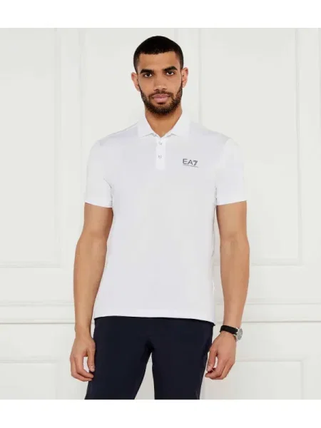 Polo alb