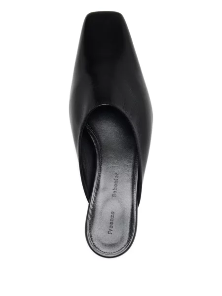 Papuci de casă Proenza Schouler din piele negru