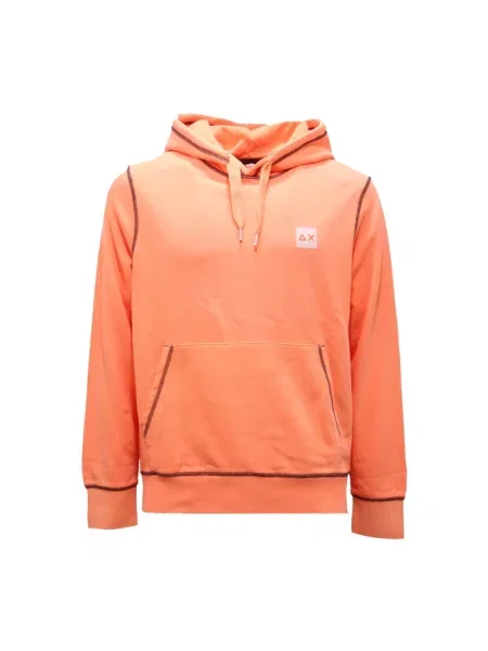Bluza z kapturem Sun68 pomarańczowa