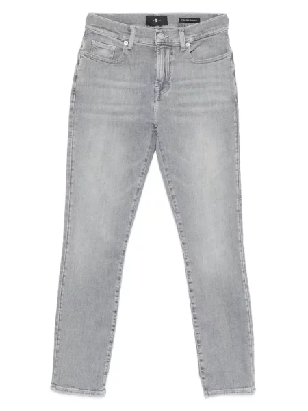Proste jeansy 7 For All Mankind szare