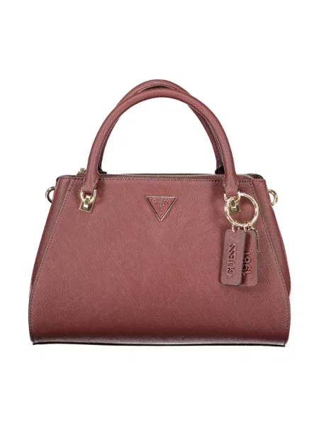 Guess torebka z imitacji skóry NOELLE brązowa