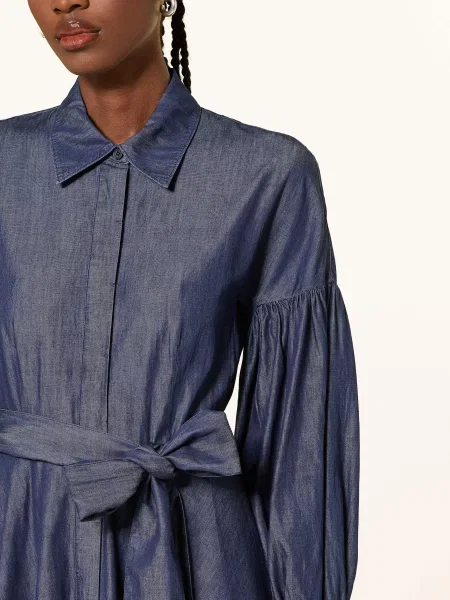 Riani Džínové Košilové Šaty dark blue used modré