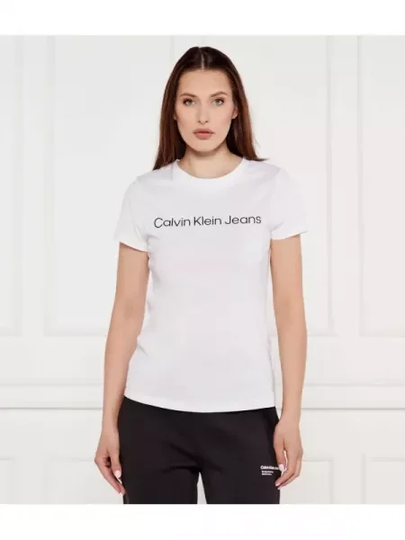 Calvin Klein Jeans Tricou alb
