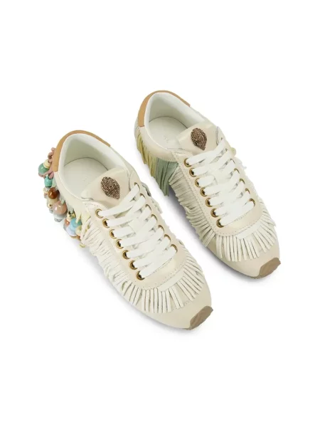 Sneakersy Kurt Geiger skórzane z koralikami