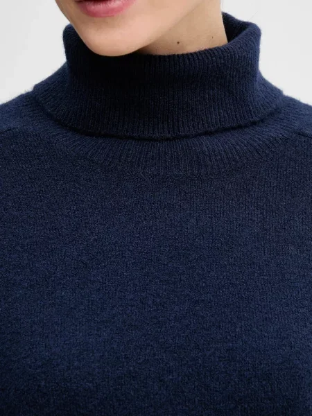 Светр United Colors of Benetton легкий гольф синій