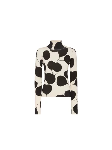 Lniany golf golf La Doublej beżowy