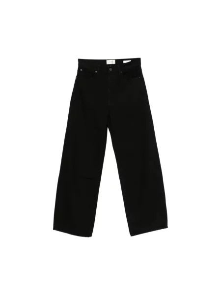 Szerokie jeansy Frame czarne