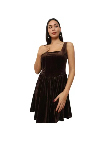 Rochie La Modeuse maro