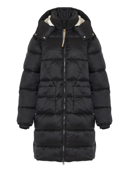 Funky Buddha Palton de iarnă negru