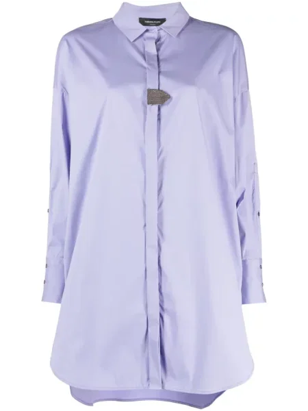 Rochie tip cămașă Fabiana Filippi de costum violet