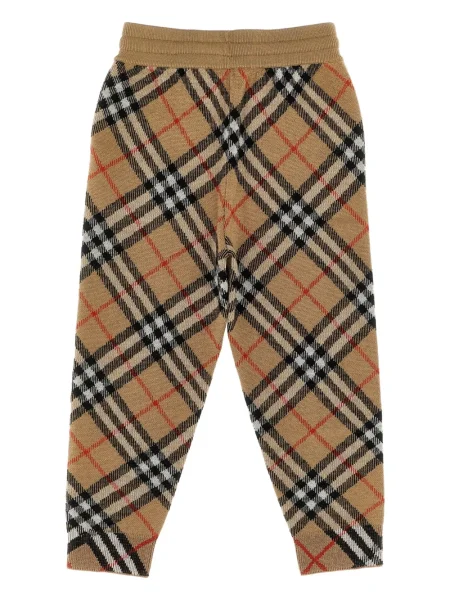 Joggery dziecięce Burberry brązowe