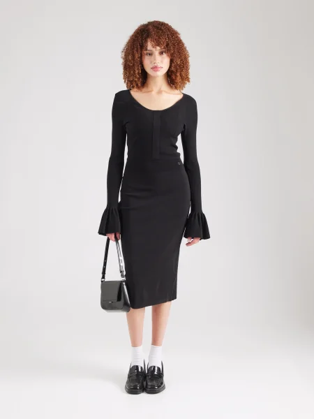 Karl Lagerfeld Rochie tricotat negru