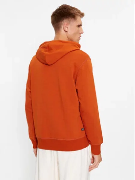 New Balance Mikina NB Essentials Hoodie Hnedá oranžová