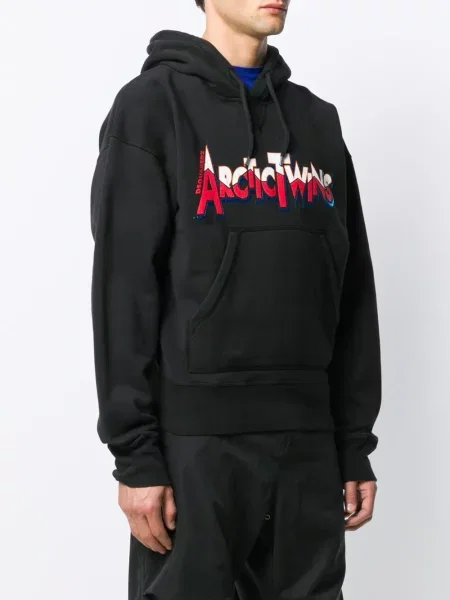 Hanorac cu glugă Dsquared2 negru