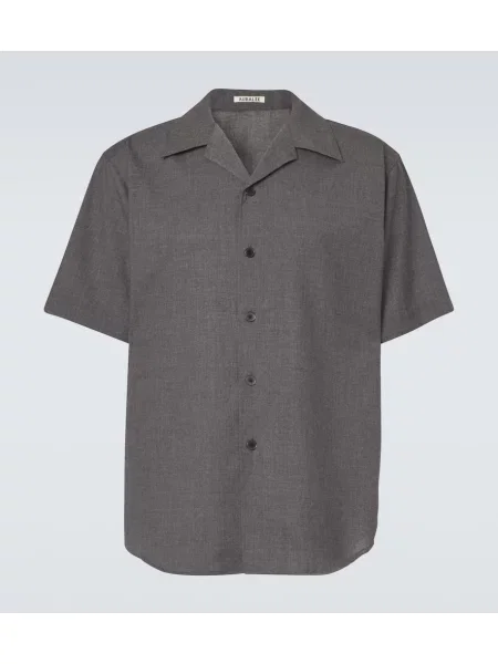 Srajca Auralee iz kašmirja siva