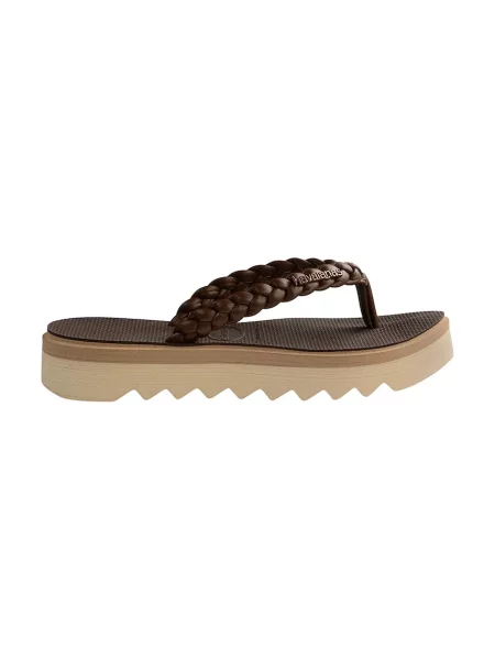 Havaianas șlapi pentru femei SLIM POINT BOHO maro