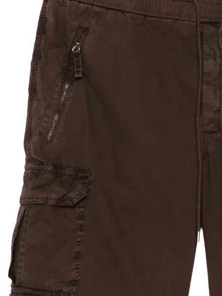 Pantaloni scurți cargo James Perse din poplin maro