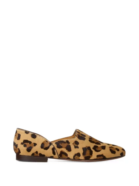 Pantofi loafer Ralph Lauren Collection cu imagine cu model leopard