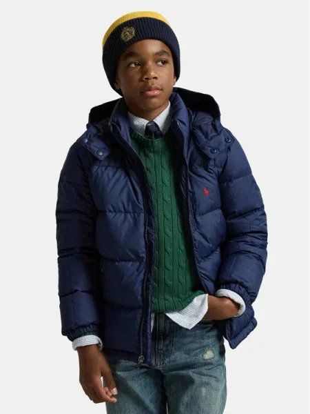 Polo Ralph Lauren Geacă din puf Bleumarin